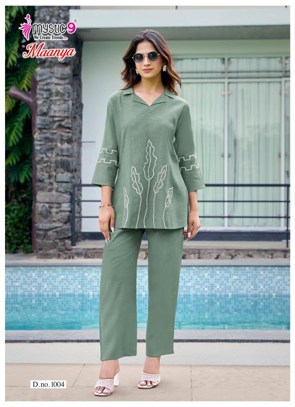 Mystic9 maanya vol 1 coord set womens branded clothing wholesale